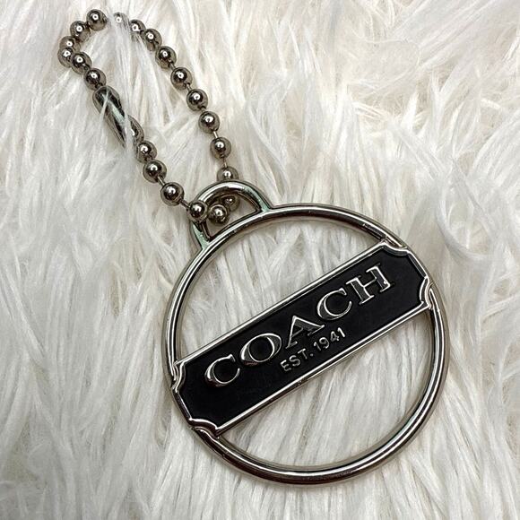 Coach Metal Circle Replacement Hangtag Hang Tag Bag Charm - Picture 1 of 2